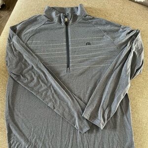 Travis Mathew Gray Long Sleeve Shirt